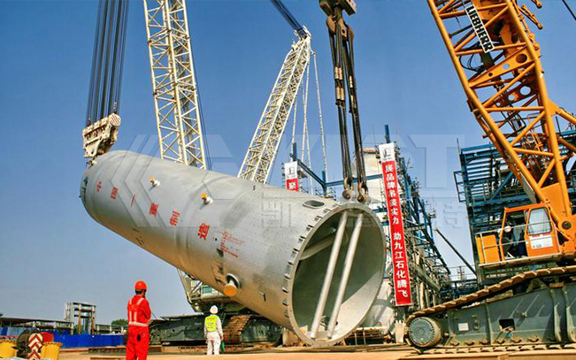 同步提升液壓系統用于石化壓力容器、丙烯塔同步提升安裝